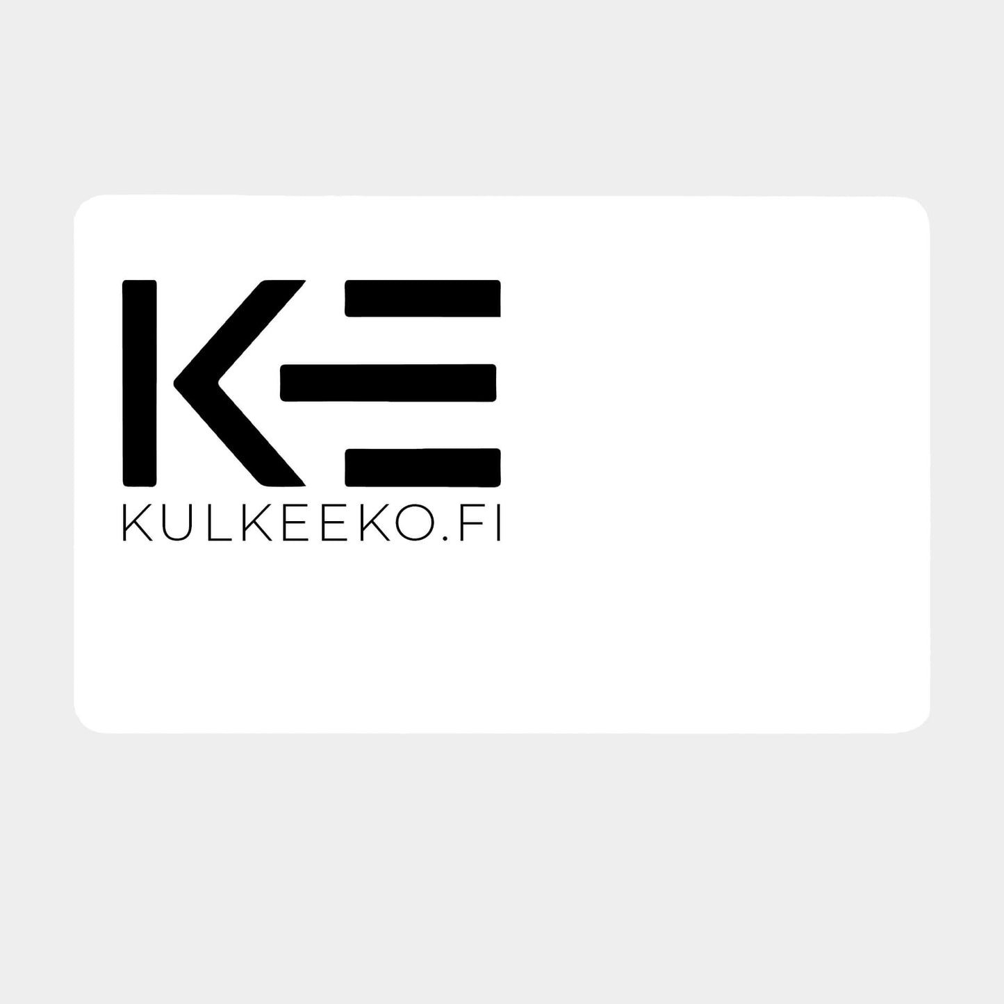 RFID Kulkukortti omalla logolla