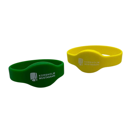 RFID Ranneke omalla logolla